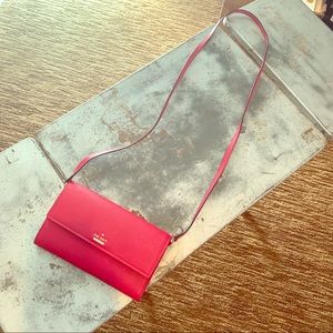 Kate Spade Wallet crossbody HOT PINK